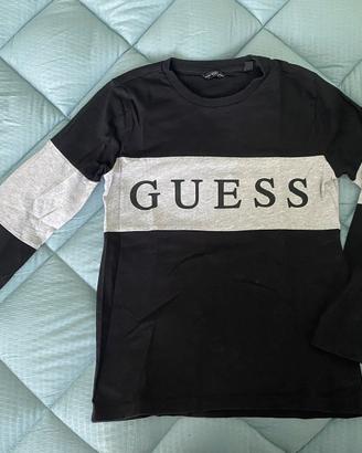 Felpa nera Guess bambine/i 10 anni