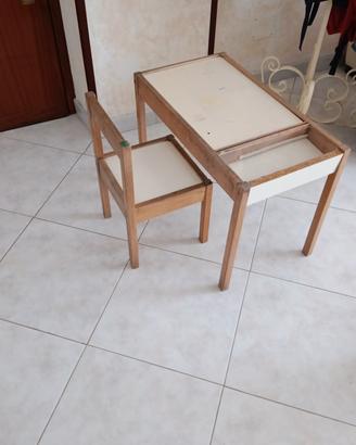Tavolino + sedia bimbo