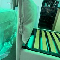 N.2 letti singoli imbottiti con contenitore