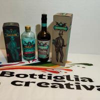 SET BALLOR-GIN E VERMOUTH VUOTE CON SCATOLA 