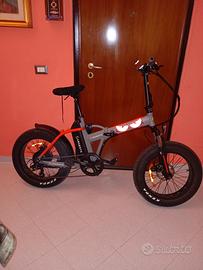 bicicletta elettrica argento mini max