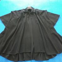 Mantella lunga donna nera - taglia M