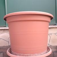 VASO 60cm  con SOTTOVASO 