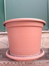 VASO 60cm  con SOTTOVASO 