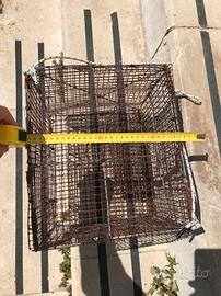 Nassa da pesca per crostacei e pesci-richiudibile