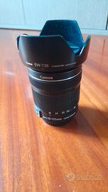 OBIETTIVO CANON EF-S 18-135 IS CON PARALUCE EW73 B