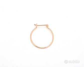 Orecchino singolo Dodo in oro rosa