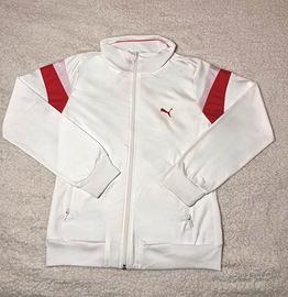 Puma Felpa Zip Bianca Y2K Donna L US (veste M IT)
