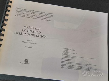 Manuale di Diritto dell'Informatica - Valentino