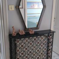 Specchio in ferro battutlo