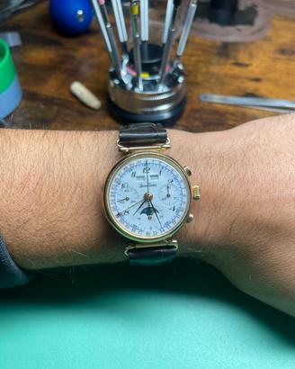 Luciern Rochat Cronografo Fasi Lunari Oro 18k