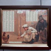 Calendario dei Ricordi dell'anno 1962