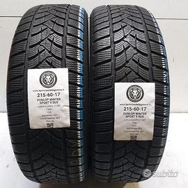 2 gomme 215 60 17 dunlop a41489