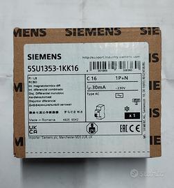 differenziale Siemens  c16 tipe AC
