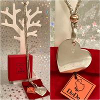 DODO*Originale Collana con cuore e pepita oro rosa