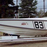 Msv 38 barca de corsa 96mph