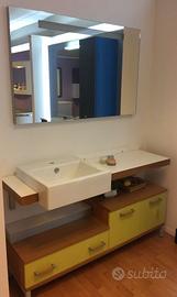 MOBILE BAGNO CON LAVABO IN CERAMICA