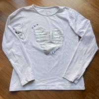Maglia  Losan 10 anni bambina cuore glitter
