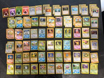 Lotto 81 carte Pokemon Vintage