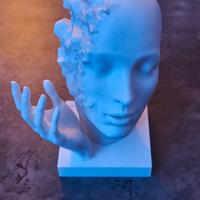 Scultura Moderna Surrealista - Volto Frammentato 