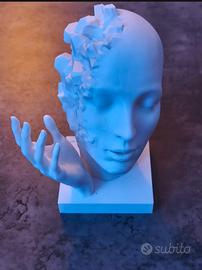 Scultura Moderna Surrealista - Volto Frammentato 