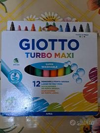 Pennarelli giotto  turbo maxi da 12