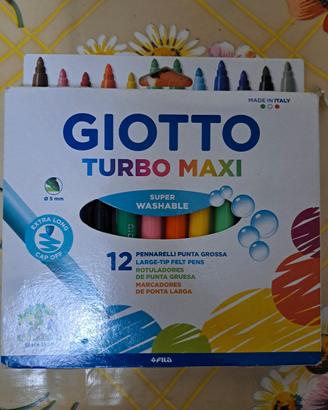 Pennarelli giotto  turbo maxi da 12