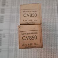 Coppia di 6AK5W Mullard CV850 5654 nos accoppiate