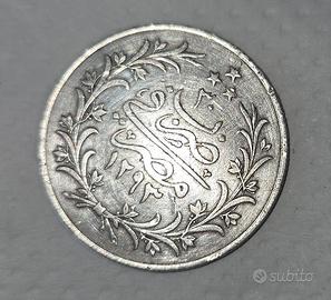 Moneta argento 5 Quirsh Egitto 