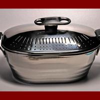 Spaghettiera ovale in acciaio inossidabile ARCA