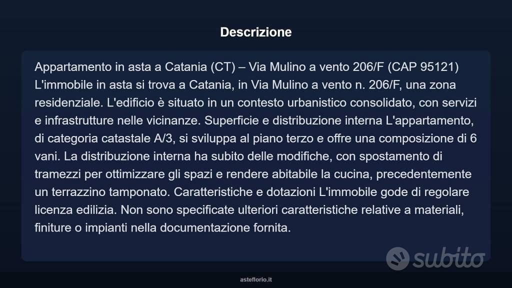 Appartamento – Catania, Faro Biscari, Centro storico - Vista 3