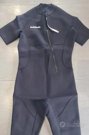 muta corta in neoprene nera da 3mm