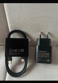 Cariccatore piu cavo 25w samsung nuovo mai usato