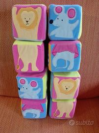 Cubi puzzle morbidi