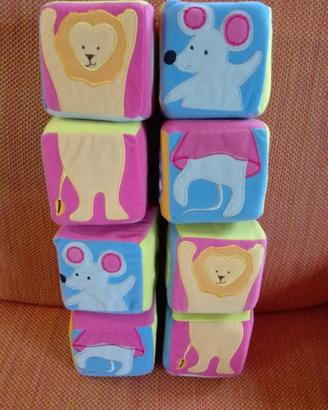 Cubi puzzle morbidi