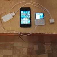 iPhone 4S + iPod nano con cavo 