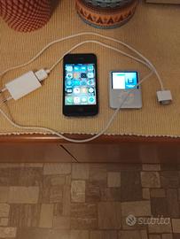 iPhone 4S + iPod nano con cavo 