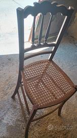 Sedie antiche in stile siciliano