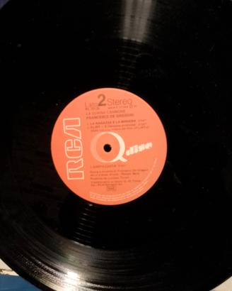 vinile 33 la donna cannone. di de Gregori 
