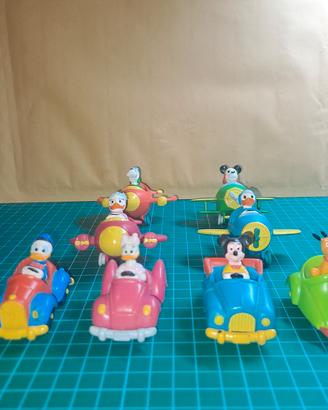 Collezione di auto ed aerei Disney 8 pezzi