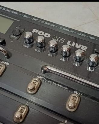 pod X3 live pedaliera