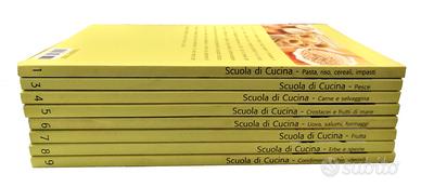8 libri di cucina, mai usati!!!