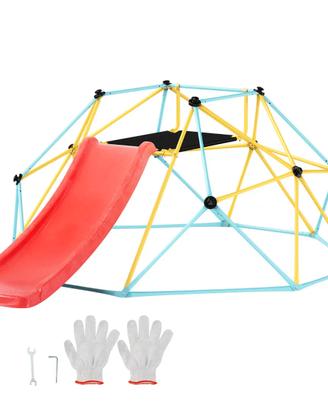 Cupola da Arrampicata Bambini con Scivolo 3-9 anni