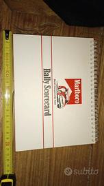 Marlboro Rally Scorecard World Championship Ford