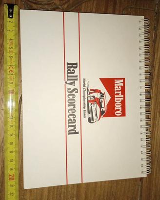 Marlboro Rally Scorecard World Championship Ford