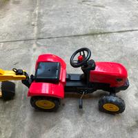 TRATTORINO PEDALI CON ESCAVATORE