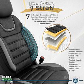 Subito - RT ITALIA CARS - COPRISEDILI per Fiat Panda in PELLE Nera COMPLETO  - Accessori Auto In vendita a Bari