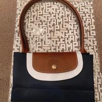 Borsa Longchamp Navy Blue Tote - Taglia L