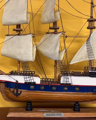 Veliero modellino Golden Hind Nave in legno