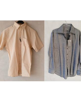 Set due camicie uomo nuove, tg M, Conbipel, James